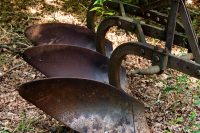 Abandoned farm equipment at Little Tallapoosa Park