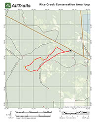 PDF Trail Map for Rice Creek Conservation Area