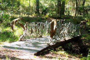 Metal Walking Bridge at Barr Hammock Preserve South