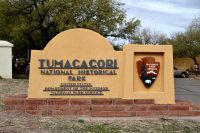Entrance to Tumacacori National Historical Park